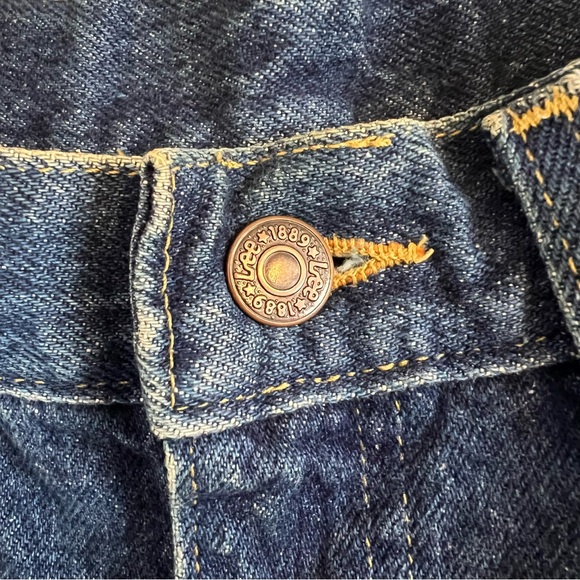 Vintage Lee Straight Leg Pintuck Jeans - Picture 3 of 15